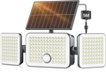 Yicaizi Security Lights Outdoor Motion Sensor 233LED 360 Rotatable 3 Heads New