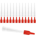 12pcs Spare Silicone Sealant Nozzles Tube Resealable Sealant Red Caulk Cap New