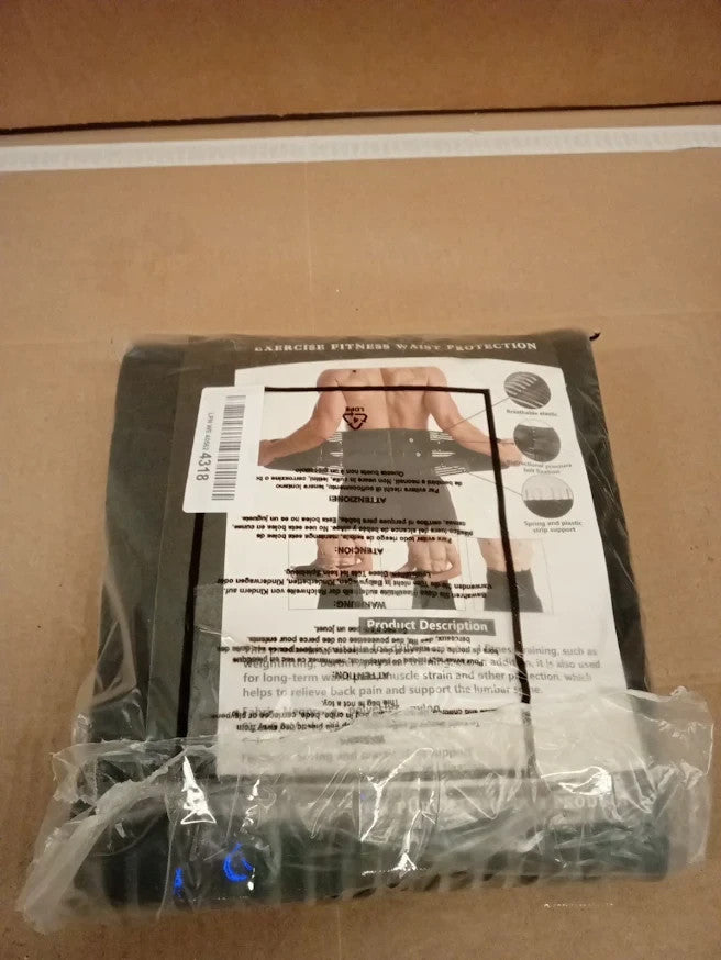 Prestel Lower Back Support Belt XL 36-41in Breathable Adjustable Pain Relief New