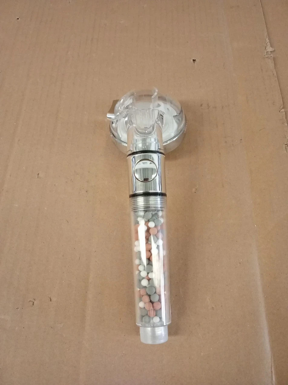 JML 3 Function Pure Shower Ionic Head Mineral Bead Filtration Plus Chrome