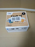 Baker Ross Design Own Mugs Pack 3 White Porcelain Mugs Kids Decorate Arts