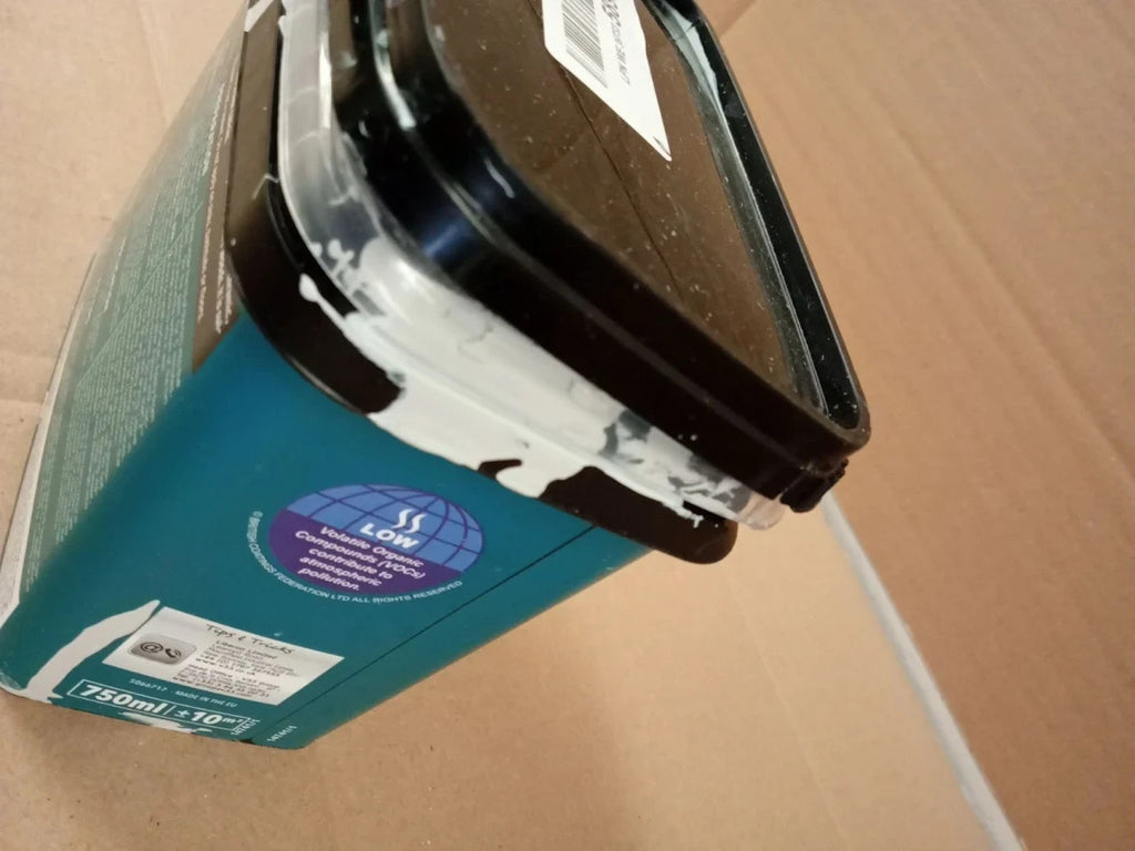 V33 Renovation Wall Tile Panelling Paint No Undercoat Soft Grey Satin 750ml