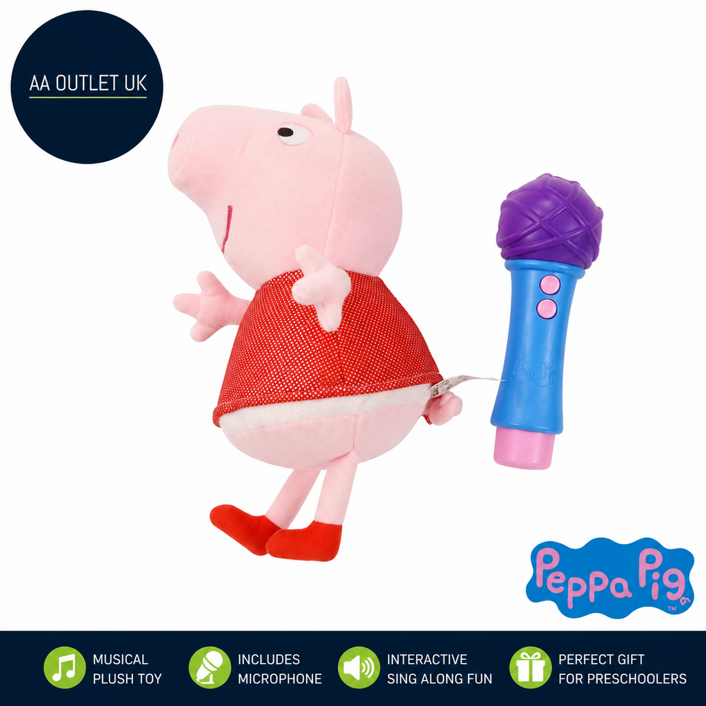 Peppa Pig Sing With Me Peppa Interactive Feature Plush Musical Soft Toy Gift