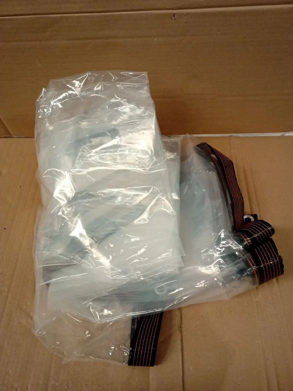 2x4m Clear Tarpaulin Waterproof Heavy Duty PVC Tarp Eyelets UV Dust Rain Snow