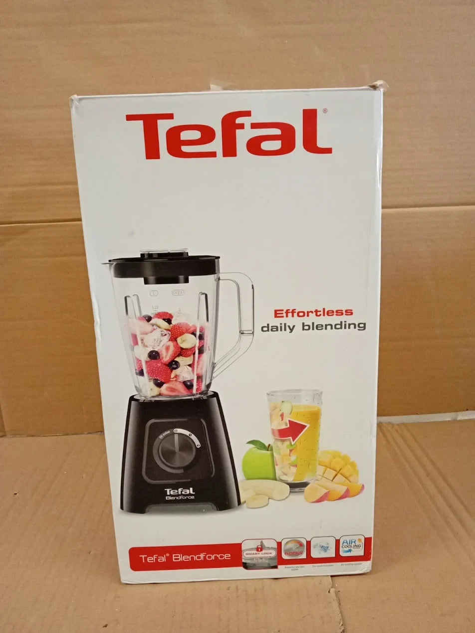 Tefal Blendforce II Blender 2L Plastic 600W Smoothie 2 Speeds BL420840 Black