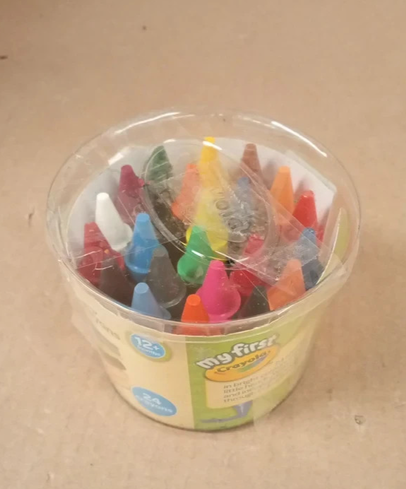 Crayola My First Jumbo Crayons Easy Grip Toddler Colours Assorted Colours
