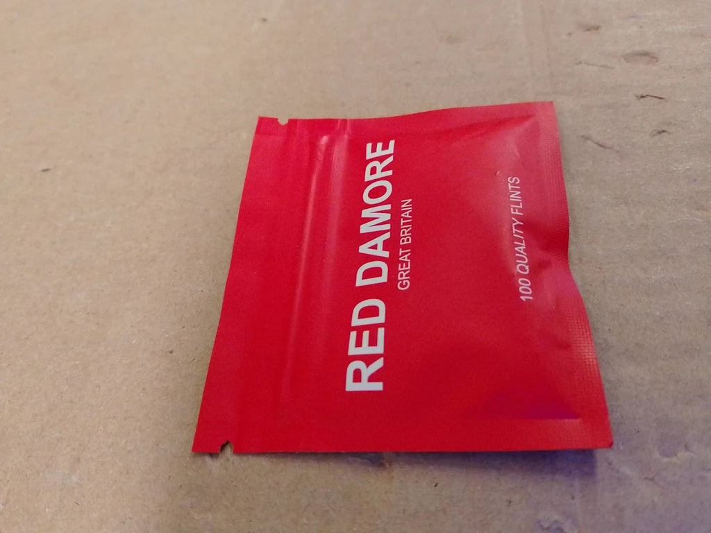 Red Damore Lighter Flints 100 Pack Quality Replacement Petrol Lighters New