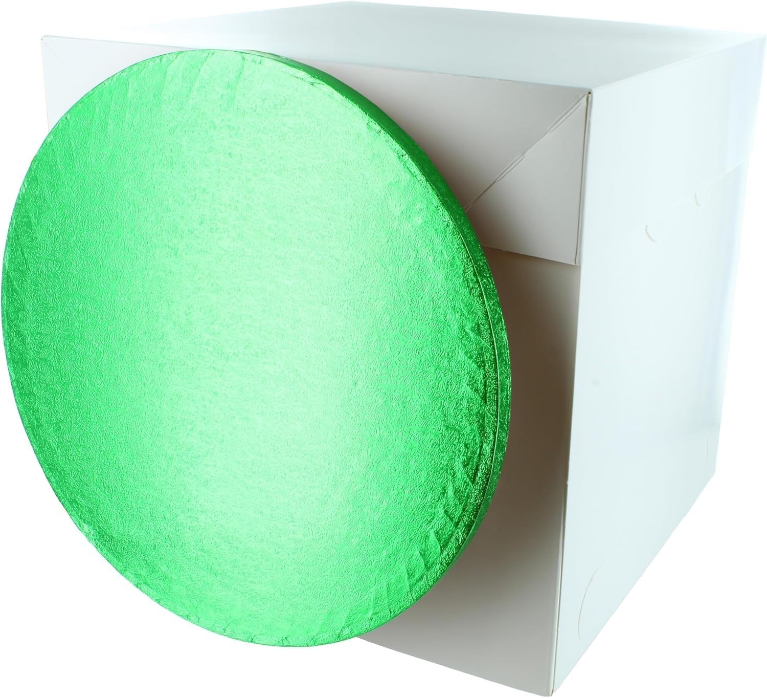 Culpitt 10inch Cake Box Green Board Set Tall White Storage Transport Combo New