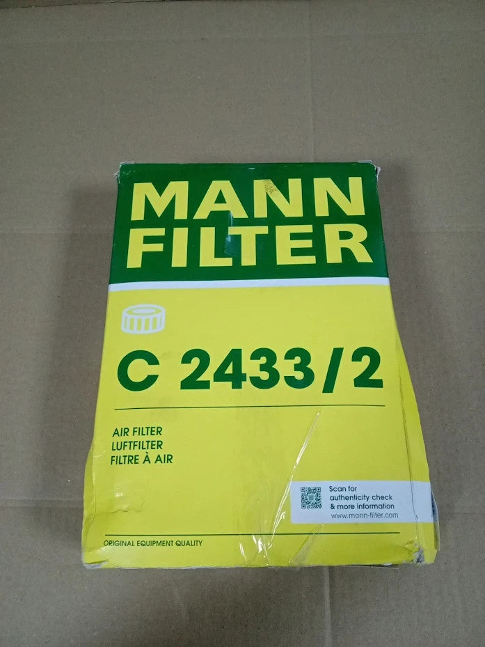 MANN FILTER C 2433/2 Air Cars Transporters Replacement Design Heavy Duty Durable