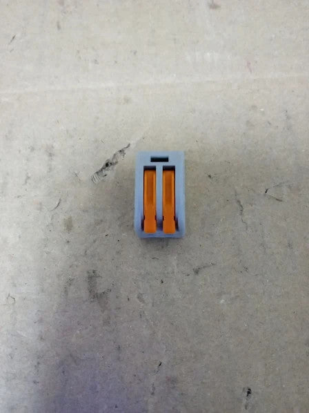 Wago 222 412 2 Pole Lever Cable Connector 0.08 2.5mm Grey Orange 50pcs New