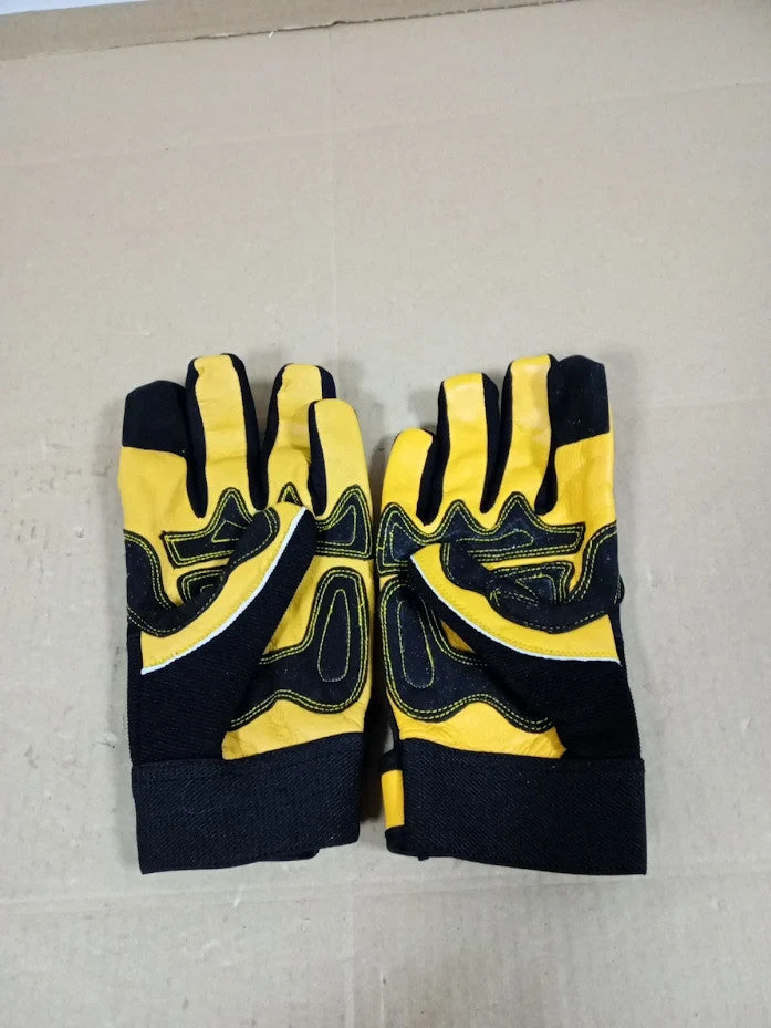 WORKMAXX Gardening Gloves Thorn Proof Heavy Duty Leather Work Gloves M Design