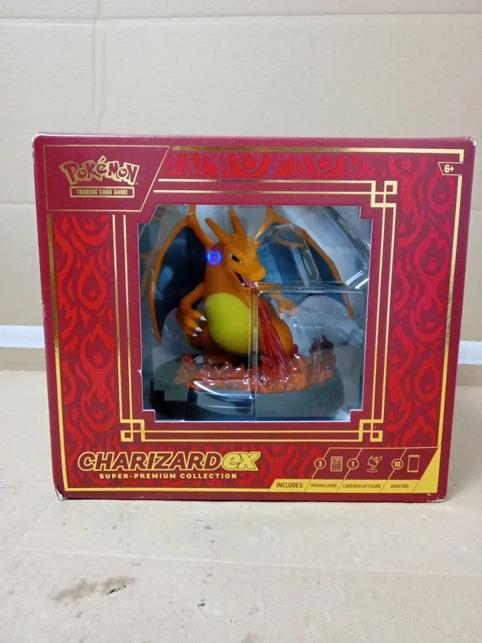Pokemon TCG Charizard Ex Super Premium Collection Display Figure 6+ Opened Packs