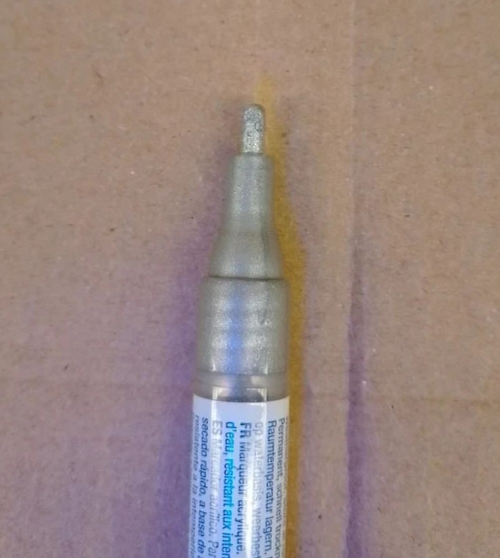 Edding 5300 Acrylic Marker Silver Fine 1-2mm Waterproof Paint Pen Art Canvas