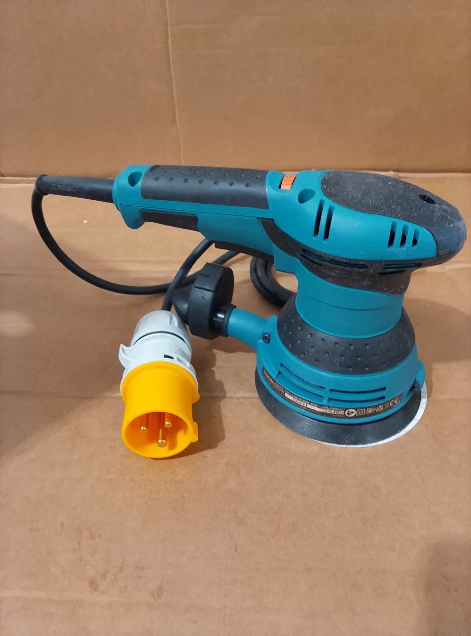 Makita BO5041/1 110V Random Orbit Sander Blue Small 27.3x12.4x15.2 AC Adapter