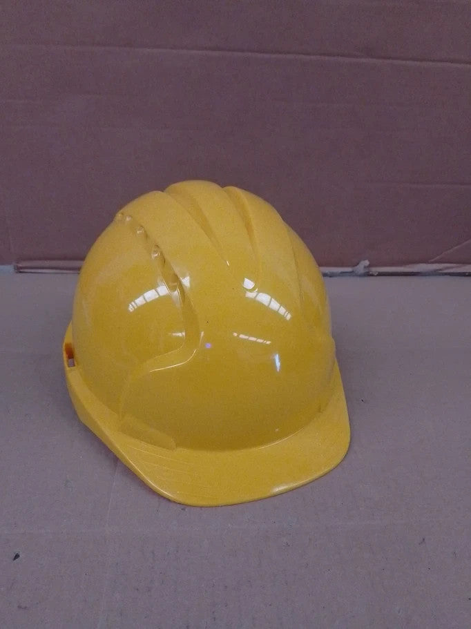JSP EVO3 Safety Helmet Hard Hat Vented Yellow Slip Ratchet Adjustment EN397