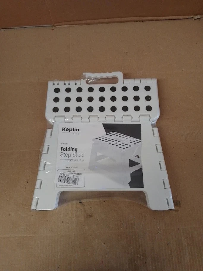 Keplin 9Inch Heavy Duty Folding Step Stool Non Slip Foldable Portable New