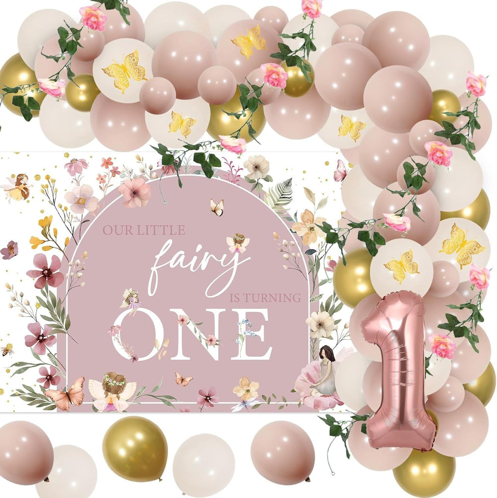 Kreat4joy Fairy First Birthday Decorations Our Little Fairy Turning One New