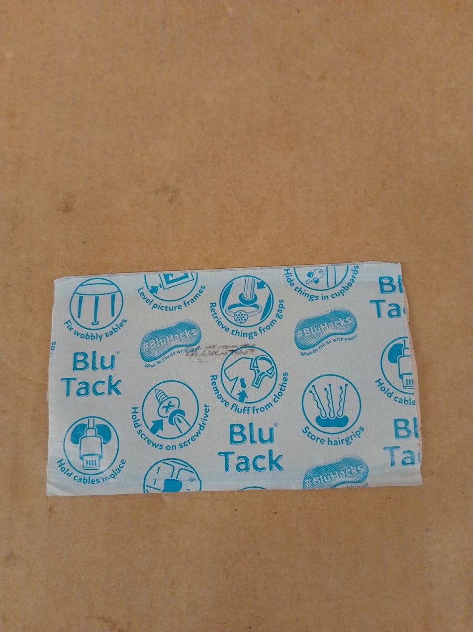 Bostik Blu Tack Blue Handy Size Multipurpose Reusable Adhesive Clean New