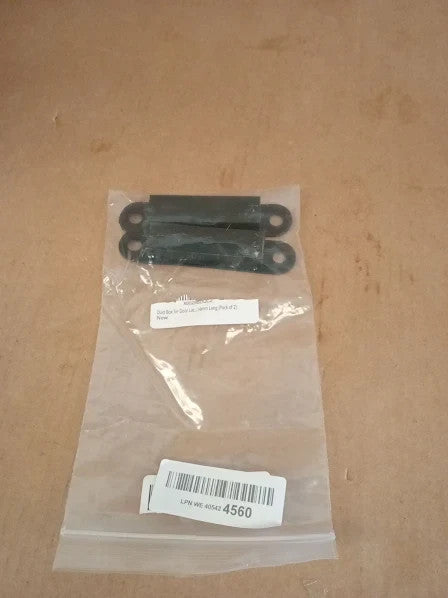 Dust Box Door Latch Strike Black Plastic 114mm Long Pack 2 11.5x2.5x0.3cm New