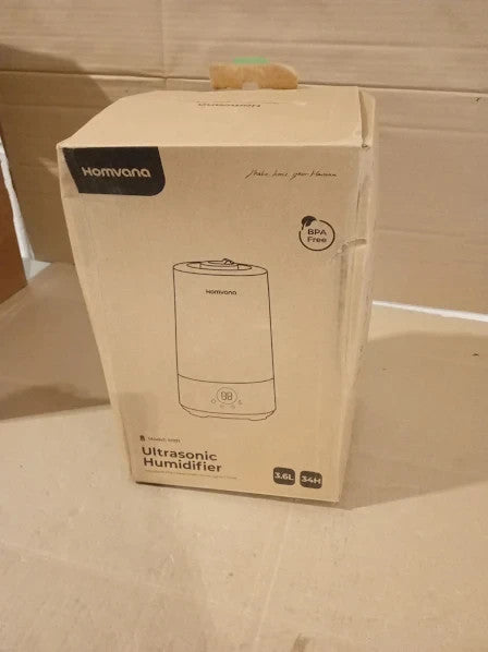 Homvana Humidifier Bedroom 3.6L Cool Mist 360° Rotatable Mist 34H Runtime New