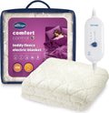 Silentnight Teddy Fleece Electric Blanket Single Heating Underblanket New