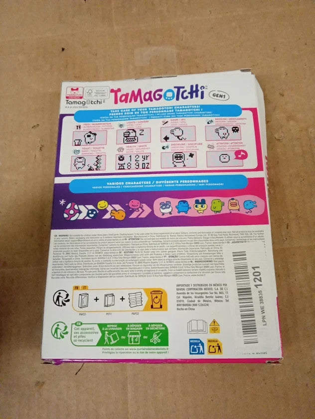 Bandai Tamagotchi Original Rainbow Shell Original Cyber Pet 90s Adults Kids New