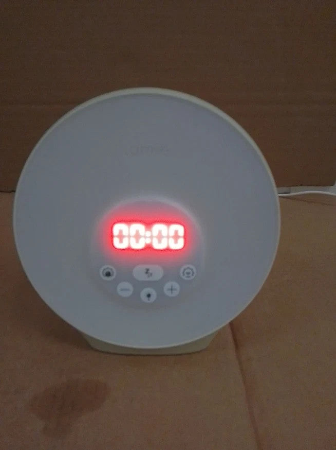Lumie Sunrise Alarm Clock Wake Up Light SAD Lamp Sleep Aid Design Durable New