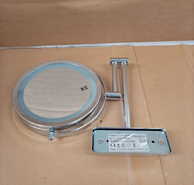 Argos Home Randolph LED Shaver Mirror Bathroom Illuminated Vanity Mirror