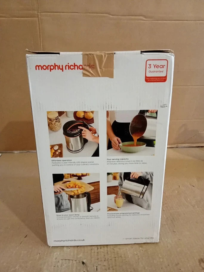 Morphy Richards Classic Soup Maker 1.6L Multi Settings Led Displayed Panel