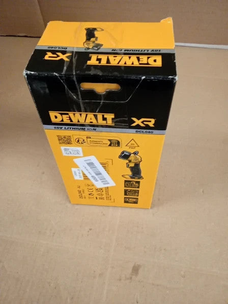 Dewalt Lithium Ion Body Cordless Torch Black Yellow 15.0x32.0x22.0cm