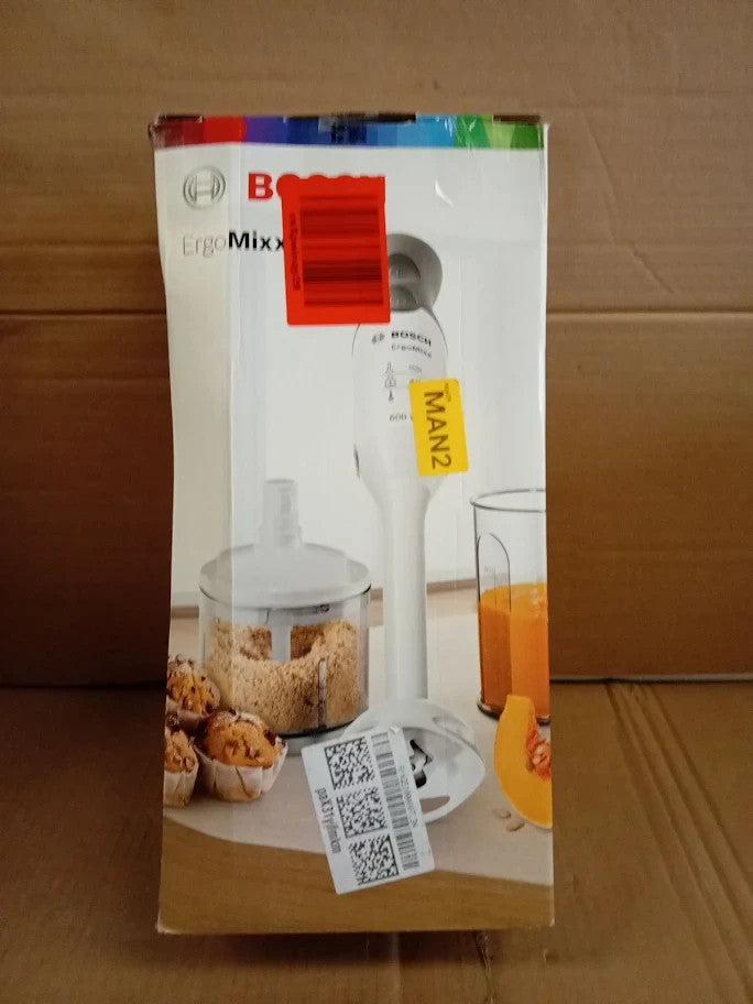 Bosch ErgoMixx MSM66020GB Hand Blender 600w White 6.2x5.5x39.3cm New