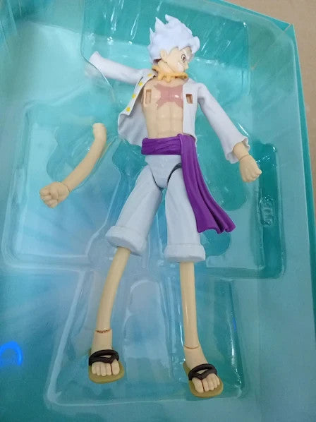 Anime Heroes One Piece Luffy Gear 5 Action Figure 17cm Articulated Figure