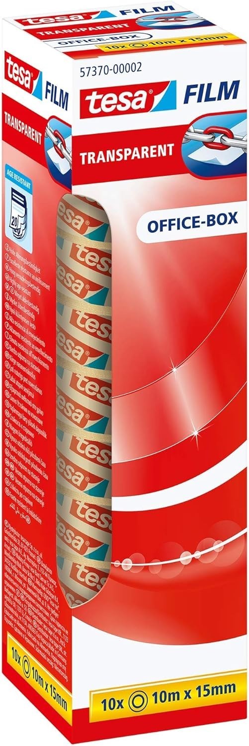 Tesafilm Transparent Self Adhesive Tape High Age Tear Resistance Office New