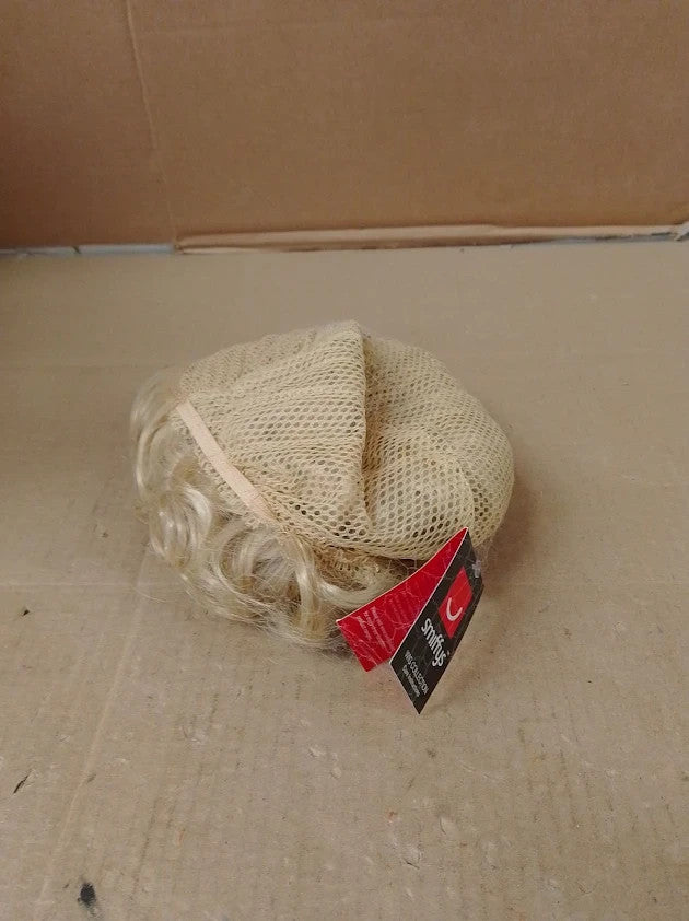 Smiffys Boogie Babe Wig Blonde Long Curly 1980s Fancy Dress Adult Dress Up New