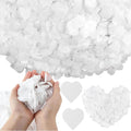 Biodegradable 100g Heart White Wedding Biodegradable Paper Confetti 2.5cm New