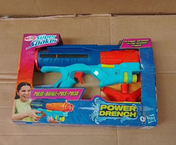 Super Soaker Power Drench Water Blaster Toy Kids Summer Garden Outdoor New
