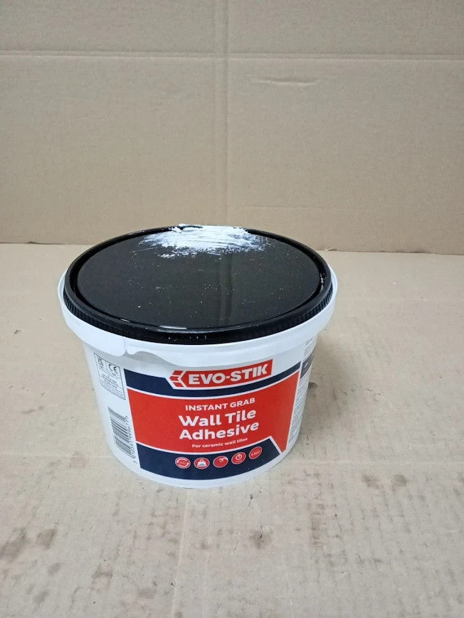 Evo Stik Wall Tile Adhesive Ready Mixed High Strength Instant Grab