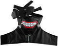 Tokyo Kaneki Ken Mask Adjustable Zipper & Attachable Eye Patch Hallow Black