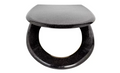 Argos Home Black Glitter Slow Close Toilet Seat Bathroom Replacement Design New