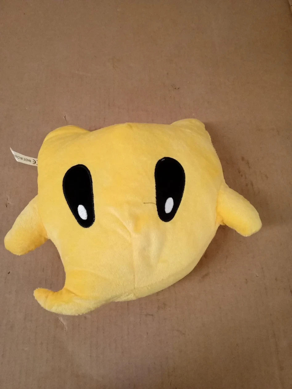 OUKEYI 25cm Yellow Mario All Cartoon Anime Star Stuffed Toys Cushion Pillow