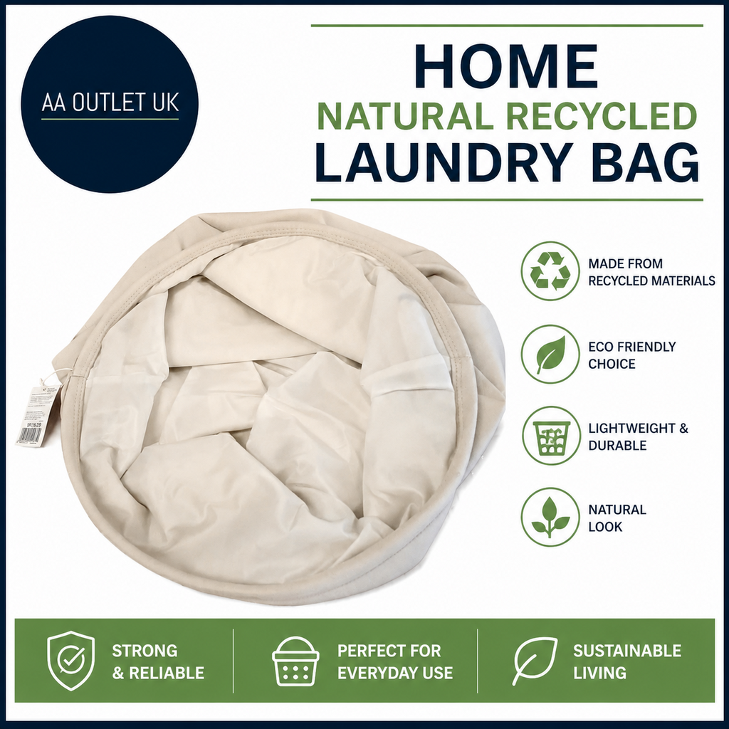 Argos Home 62Litre Laundry Recycled Bag Natural 50x40x50cm