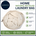 Argos Home 62Litre Laundry Recycled Bag Natural 50x40x50cm