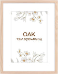 Kollyseek Oak Picture Frame 30x40cm Natural Wood Poster Frame White Mount New
