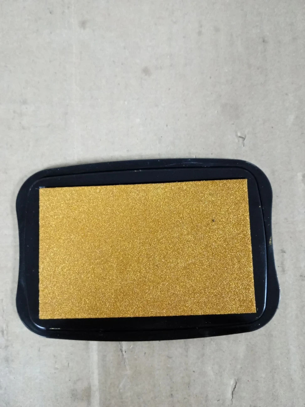 Tsukineko Delicata Ink Pad Stamping Gold Glitz Large Water Base Archival
