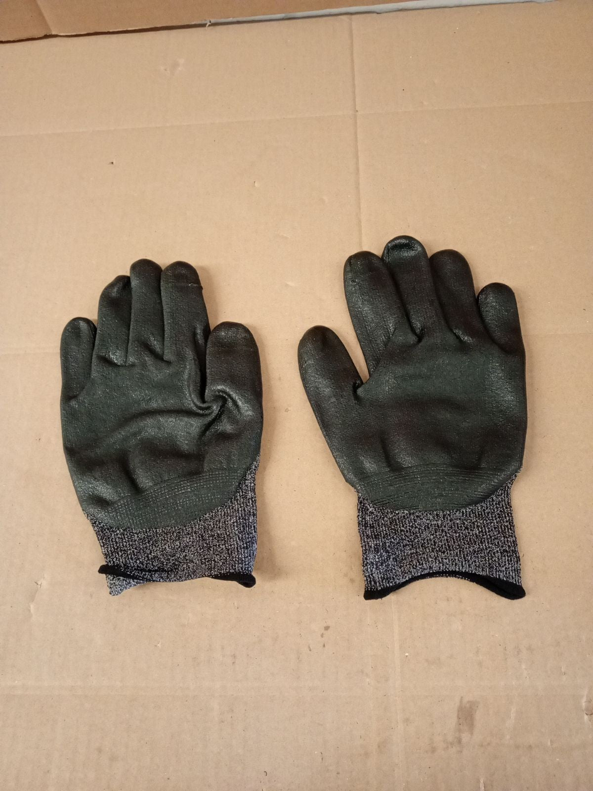 DEX FIT Nitrile Work Gloves FN330 3D Comfort Stretchy Fit Firm Grip Thin XL Grey