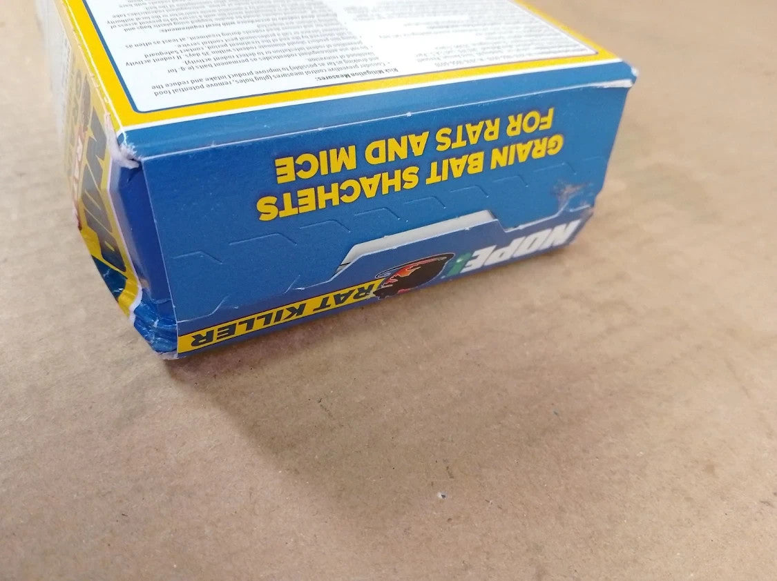 NOPE Rat Bait Grain 6x25g Rodent Control Sachets Rat Mouse Strength Formula New