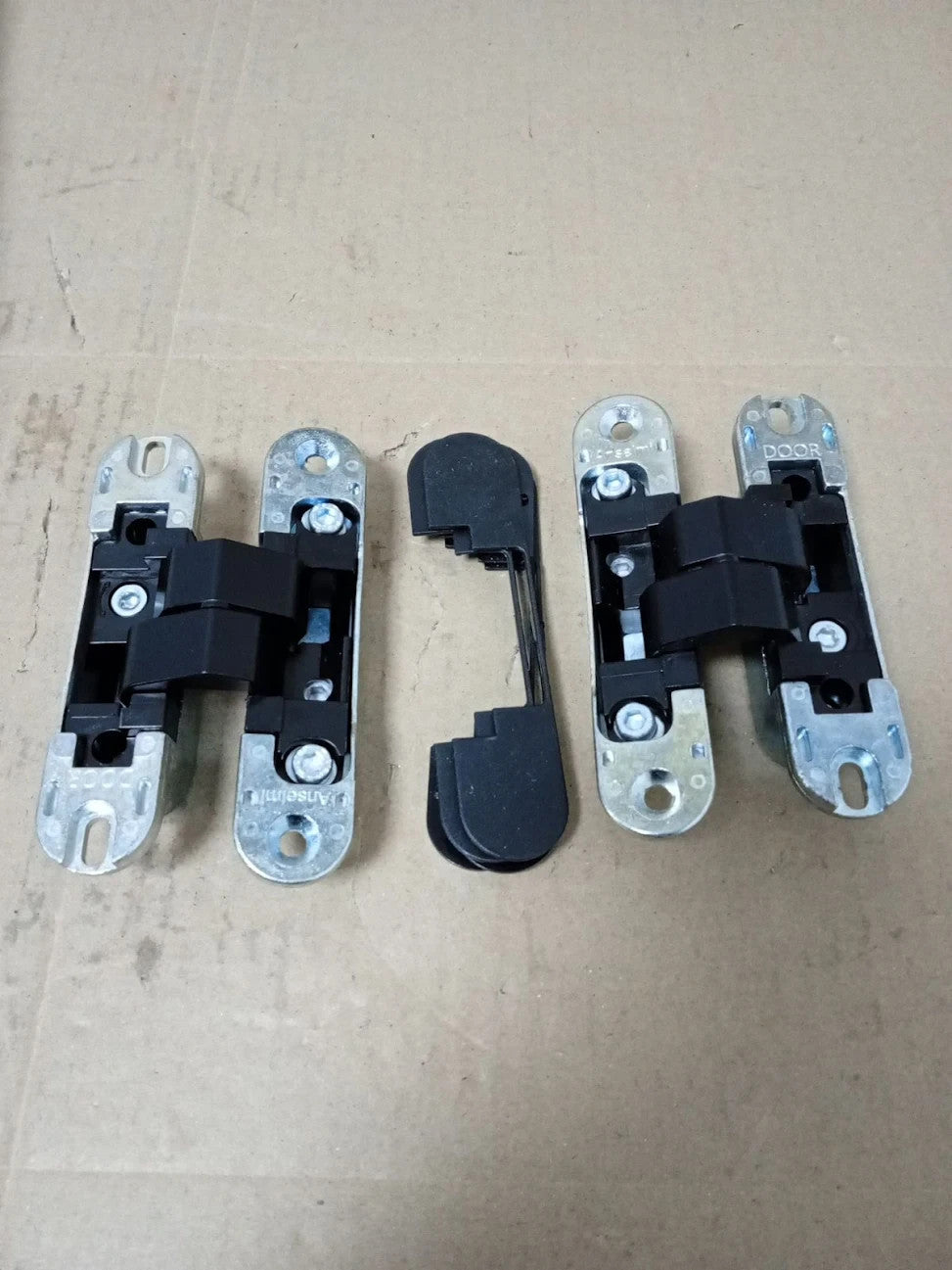 Invisible Hinges Access Doors 2 Pack Heavy Doors 40kg 882lb 180º Aperture New