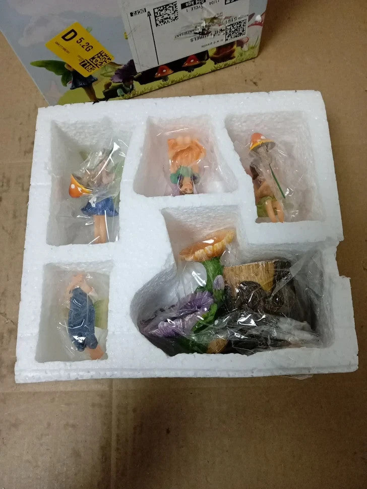Pretmanns Fairies Fairy Garden Accessories Outdoor Figurines Flower Stump New