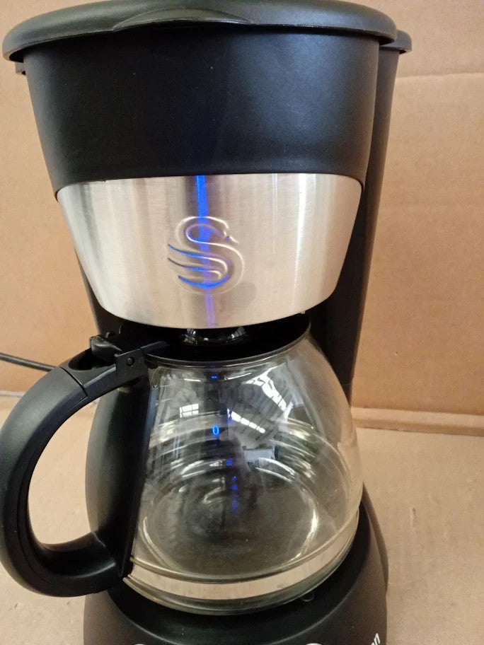 Swan SK13130N Programmable Coffee Maker Keep Warm Function Lcd Timer 750m Black