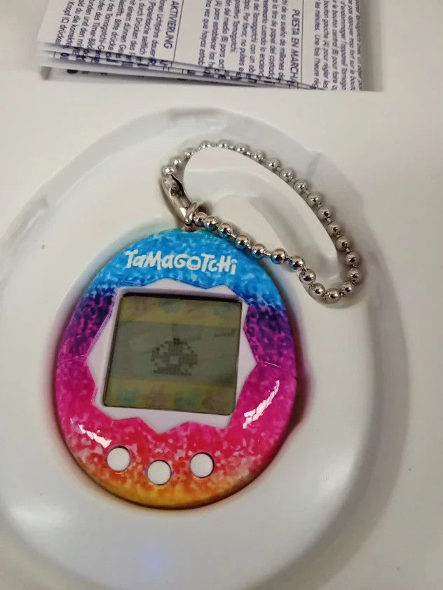 Bandai Tamagotchi Original Rainbow Shell Original Cyber Pet 90s Adults Kids New